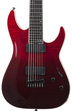 Schecter C-7 SLS Elite 7-String Electric Guitar in Blood Burst