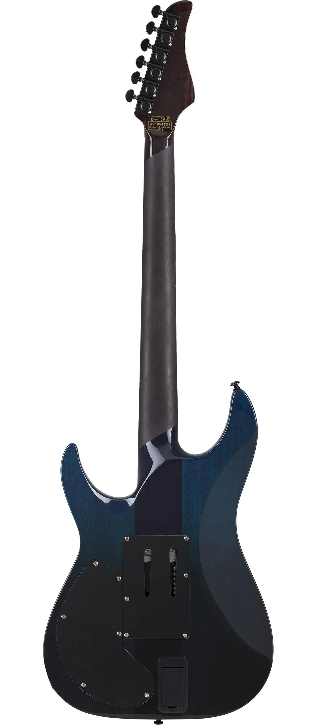 Schecter Reaper-6 Elite FR S Electric Guitar in Deep Ocean Blue ...