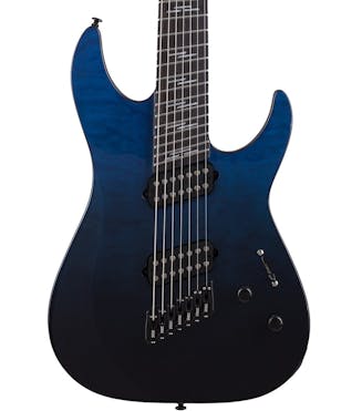 Schecter Reaper-7 Elite Multi-Scale 7-String Electric Guitar in Deep Ocean Blue