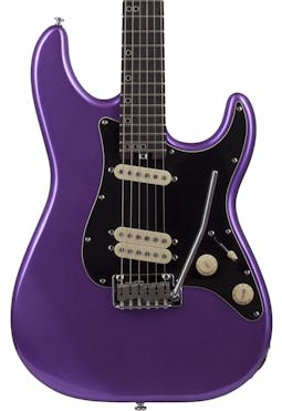 Schecter MV-6 Multi-Voice Electric Guitar in Metallic Purple