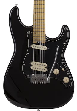 Schecter MV-6 Multi-Voice Electric Guitar in Gloss Black