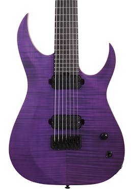Schecter John Browne TAO-7 Signature 7-String Electric Guitar in Satin Trans Purple
