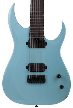 Schecter John Browne TAO-7 AZ Electric Guitar in Azure Blue