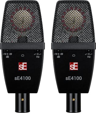 sE Electronics sE4100 SP, LDC Cardioid Matched Pair Condenser Microphones