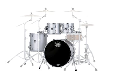 Mapex Saturn Evolution Shell Pack 22x16, 16x16, 12x8, 10x7 in Iridium Silver with Chrome Fittings and 2x TH800