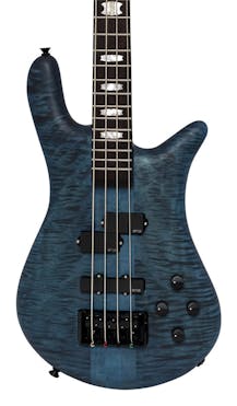 Spector Bass Euro 4 LX in Matte Black and Blue