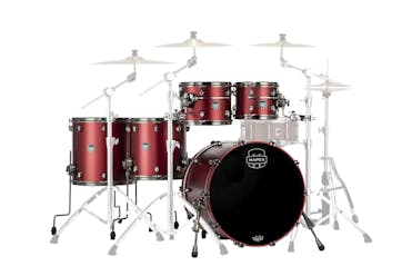 Mapex Saturn Evolution Maple 5-Piece Shell Pack 22x18, 10x8, 12x9, 14x14ft, 16x16ft, TH800 x 2 in Tuscan Red