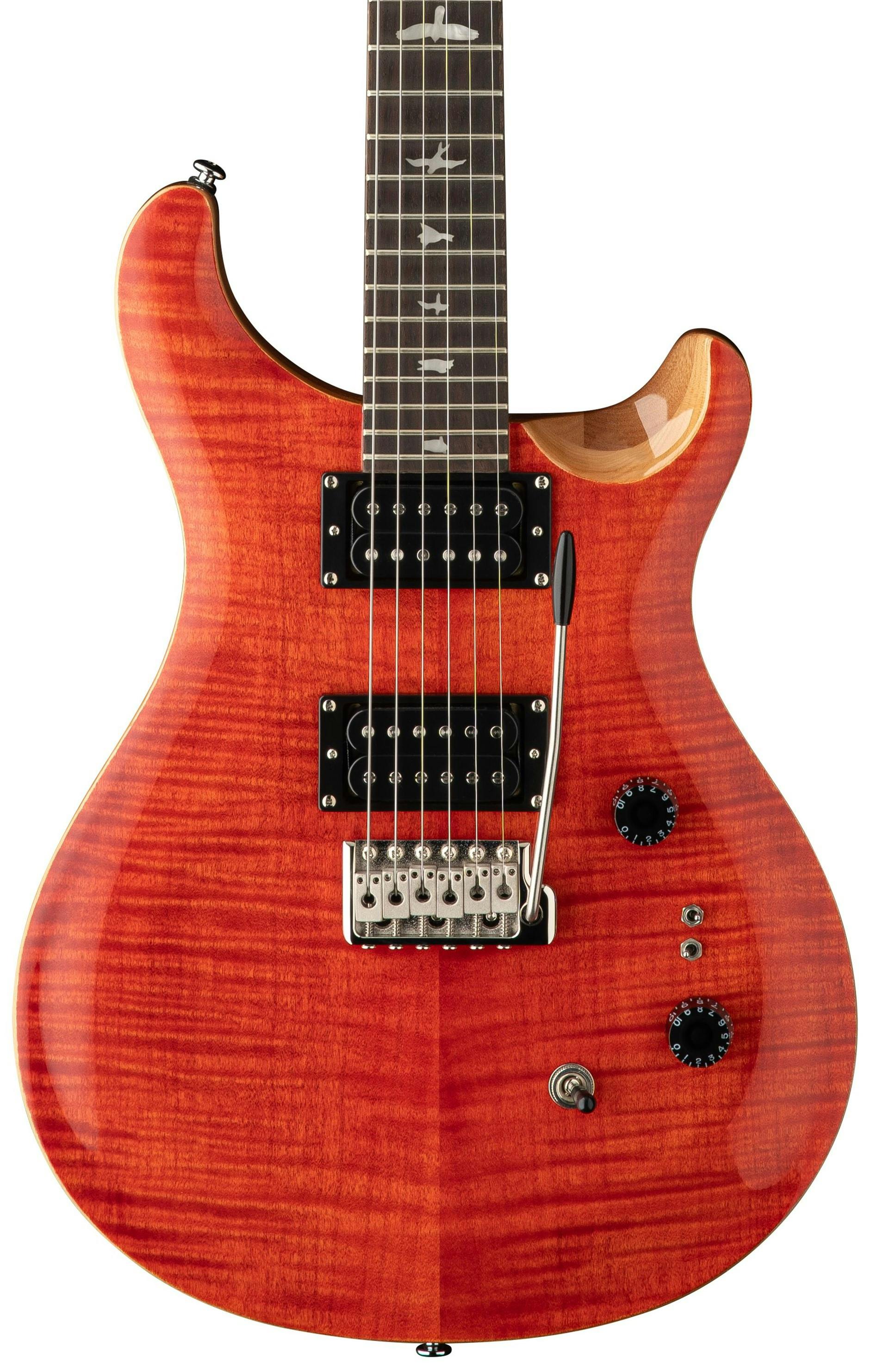 PRS SE Custom 24-08 Electric Guitar in Blood Orange - Andertons