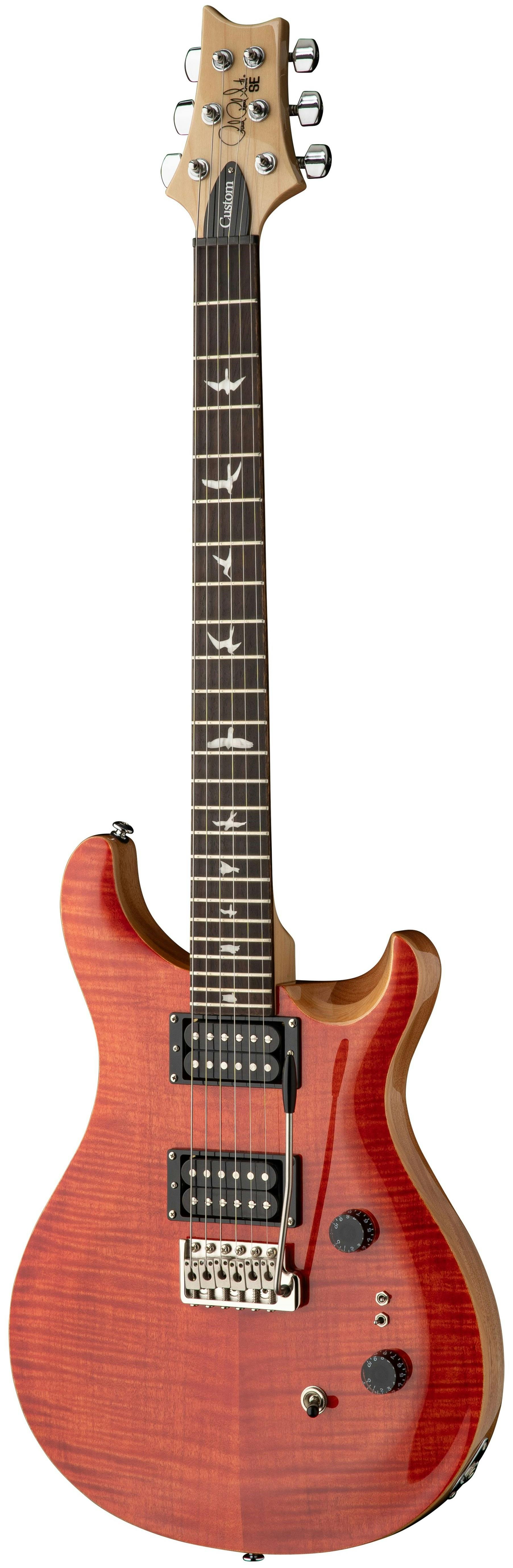 PRS SE Custom 24-08 Electric Guitar in Blood Orange - Andertons Music Co.