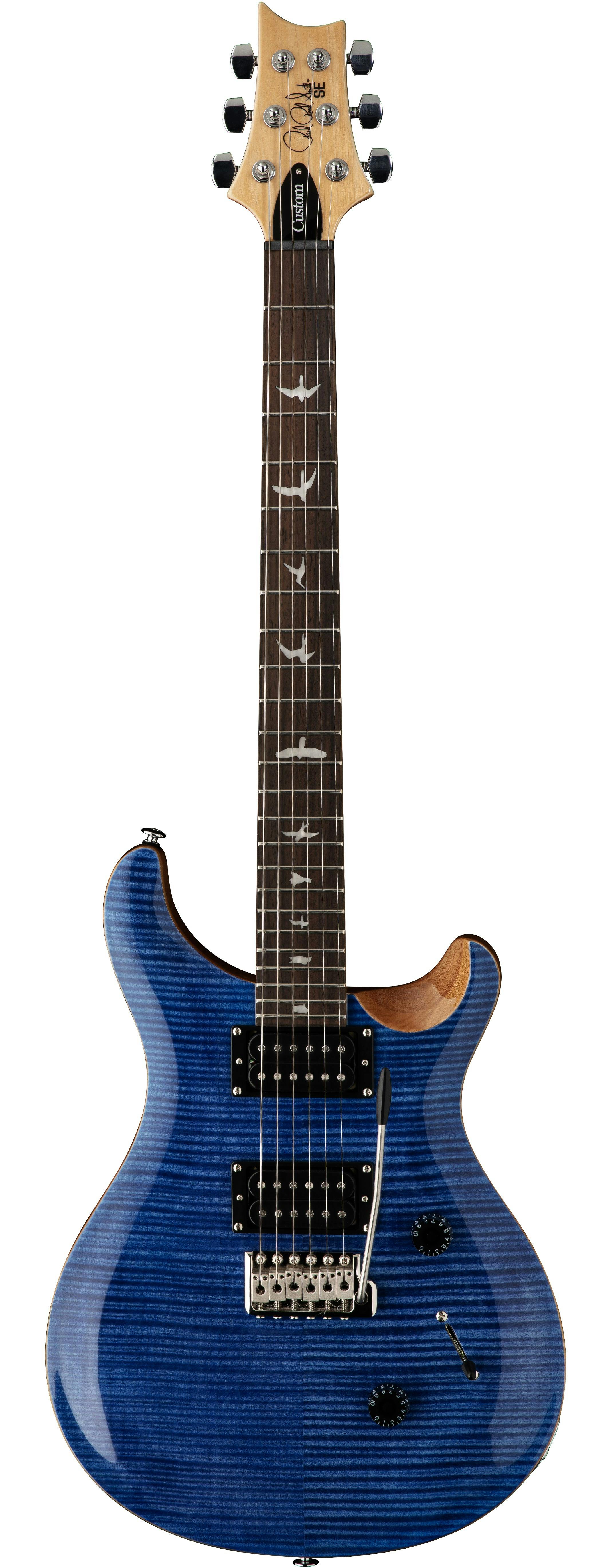 PRS SE Custom 24 Electric Guitar in Faded Blue - Andertons Music Co.