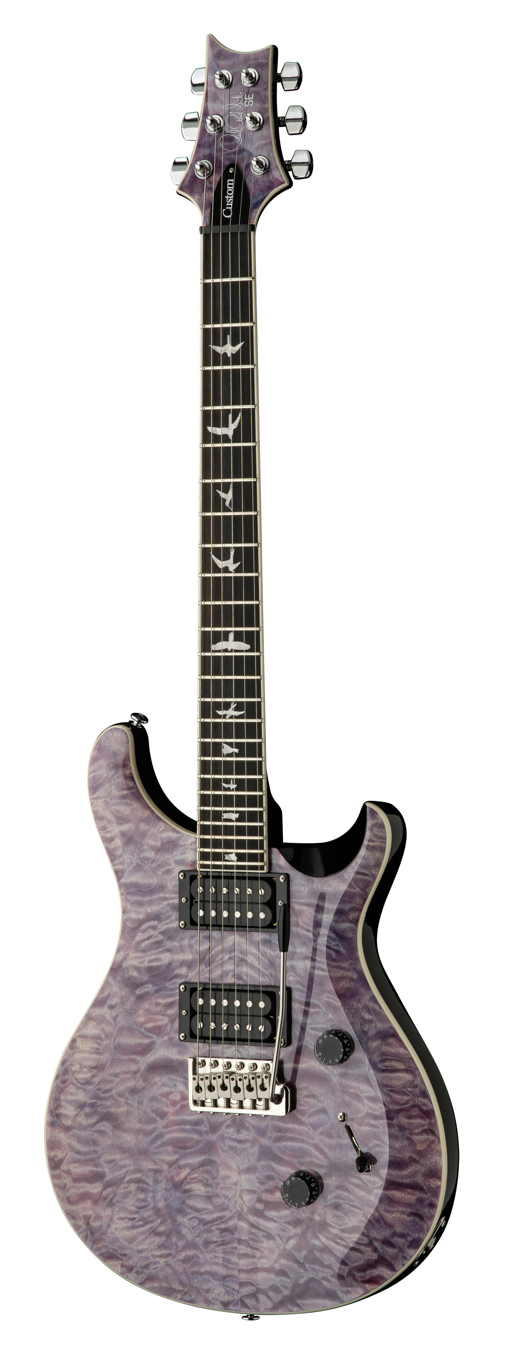 PRS SE Custom 24 Electric Guitar in Violet Quilt - Andertons Music Co.