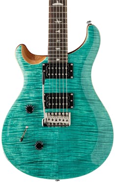 PRS SE Custom 24 Left Hand Electric Guitar in Turquoise