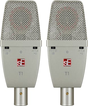sE Electronics T1 (P), LDC, Titanium Capsule, Cardioid, Matched pair Condenser Microphone
