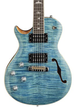 PRS SE Zach Myers Left-Handed Semi-Hollow Electric Guitar in Myers Blue