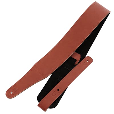 Stagg Leatherette Style Guitar Strap - Brown