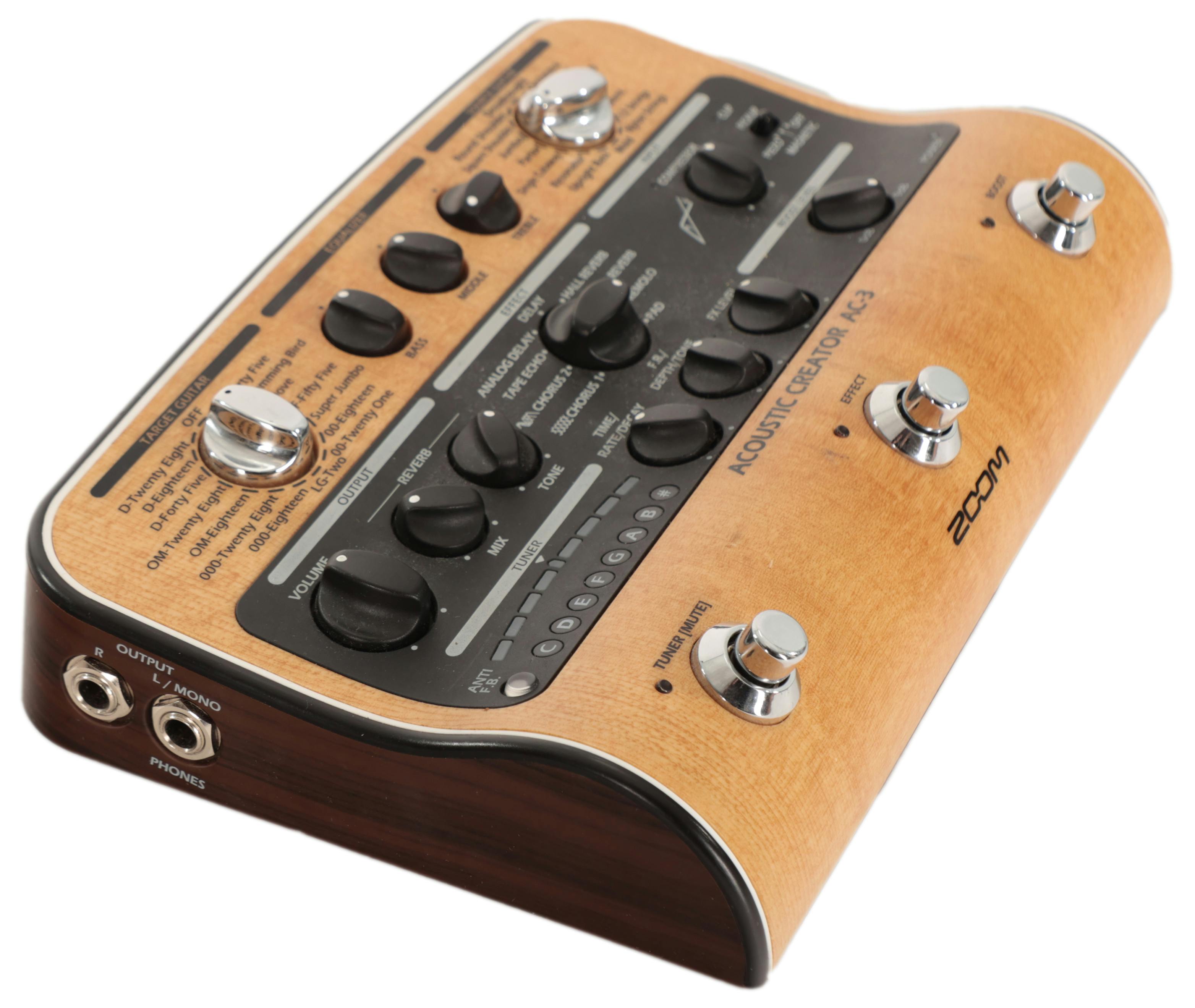 Second Hand Zoom AC-3 Acoustic Creator Pedal - Andertons Music Co.