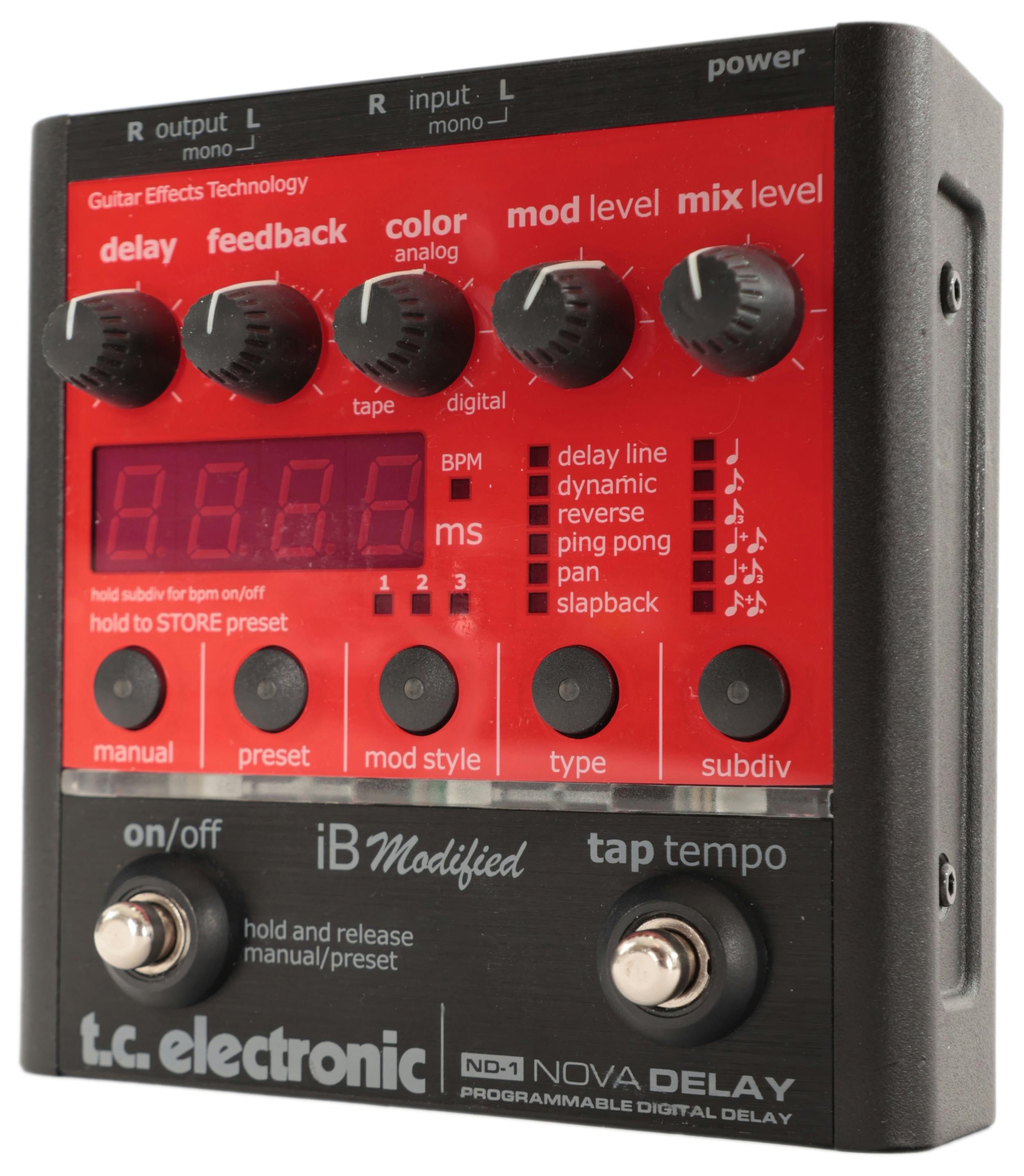 t c electronic nova delay iB Modified - エフェクター