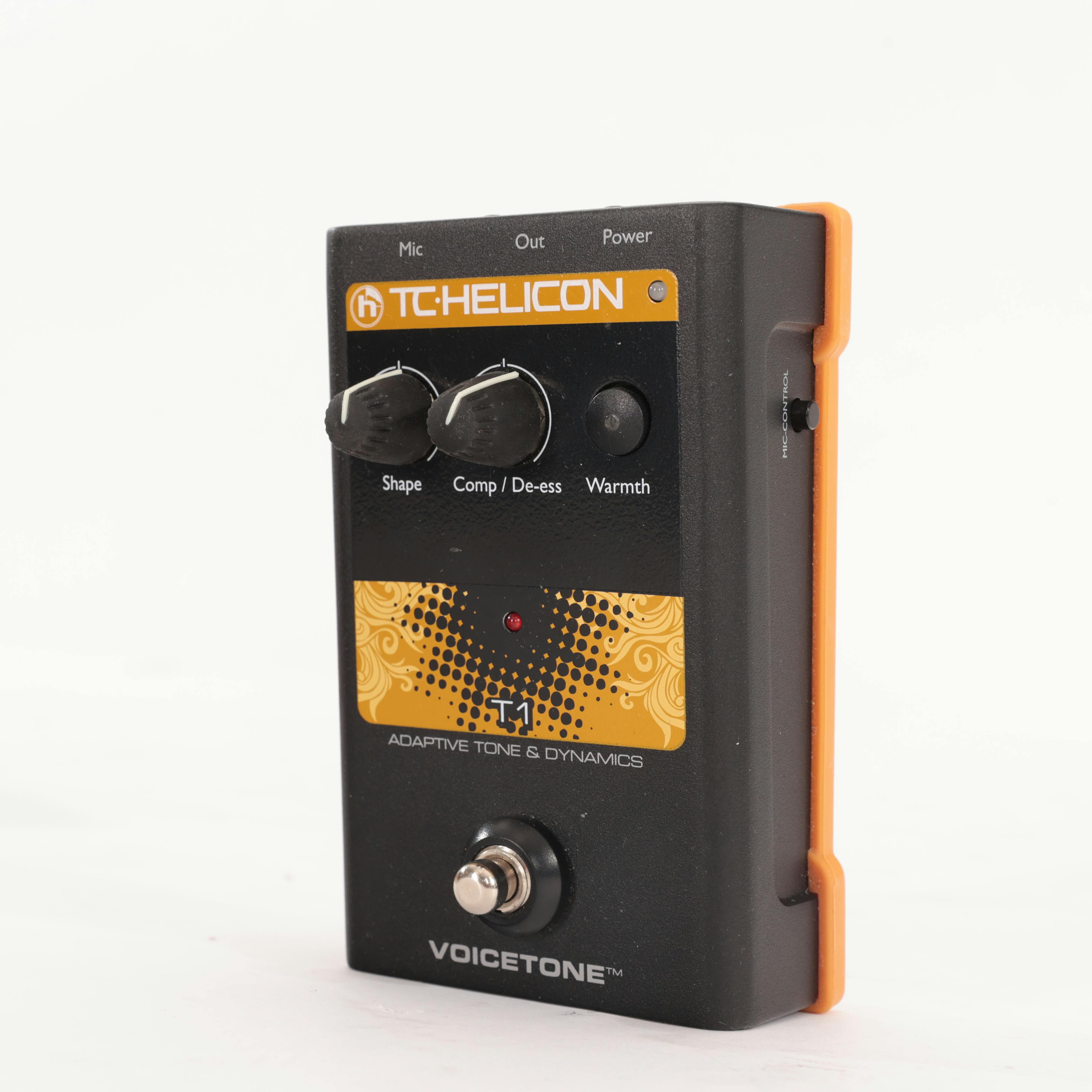 Second Hand TC Helicon VoiceTone T1 Dynamics & EQ Vocal Stomp Box