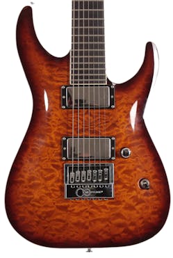 Second Hand ESP LTD KS-7 7 String Guitar in Brown Burst