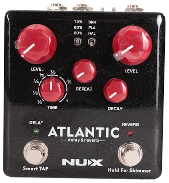 Second Hand NUX NDR-5 Atlantic Delay Reverb Dual Pedal