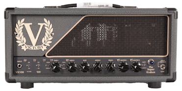 Second Hand Victory VX100 Super Kraken EL34 Amp Head With Cover & Footswitch