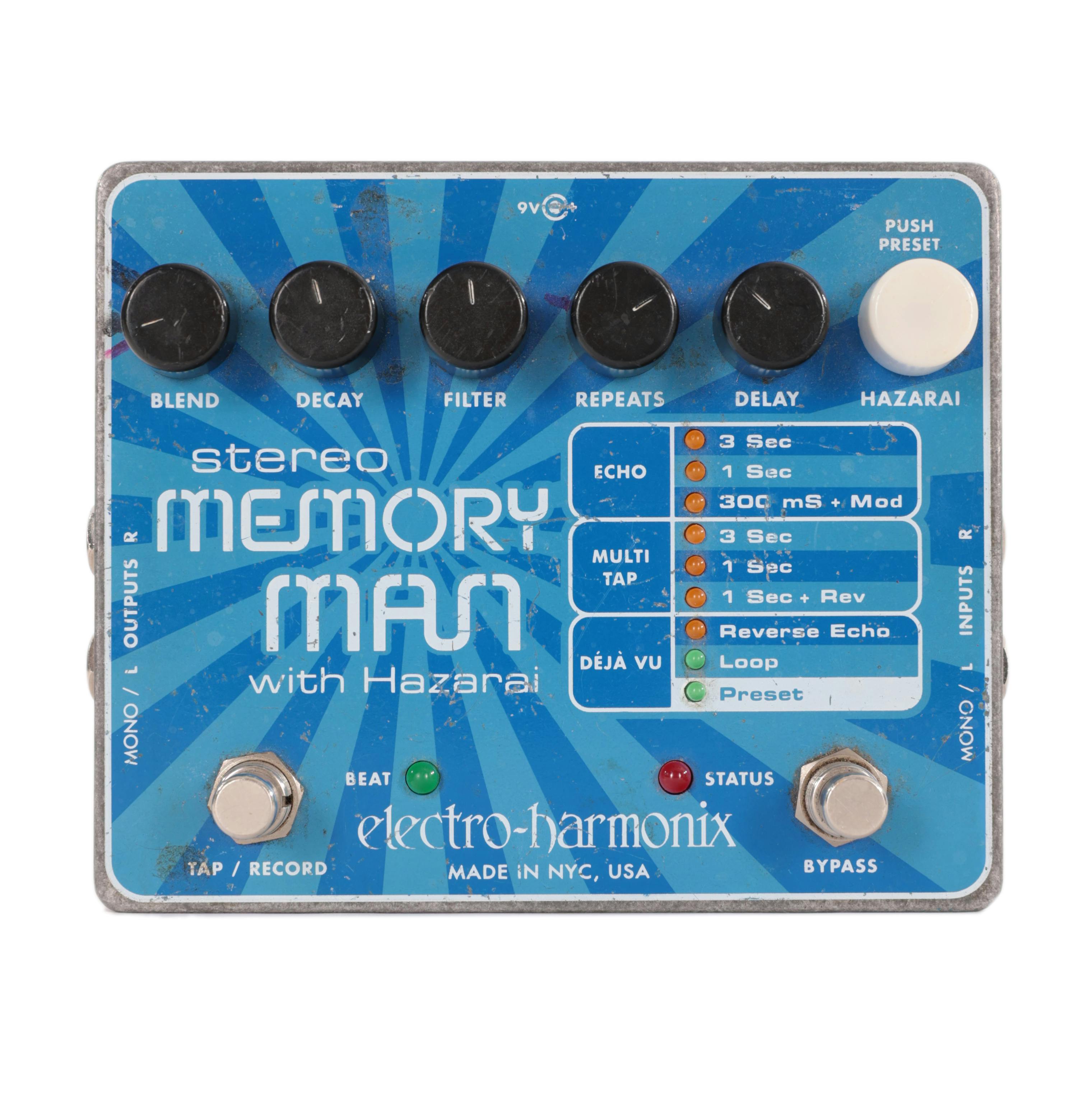 Second Hand Electro Harmonix Stereo Memory Man With Hazarai Delay