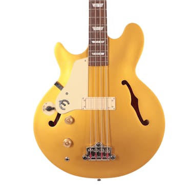 Second Hand Epiphone Jack Casady Bass Guitar in Gold