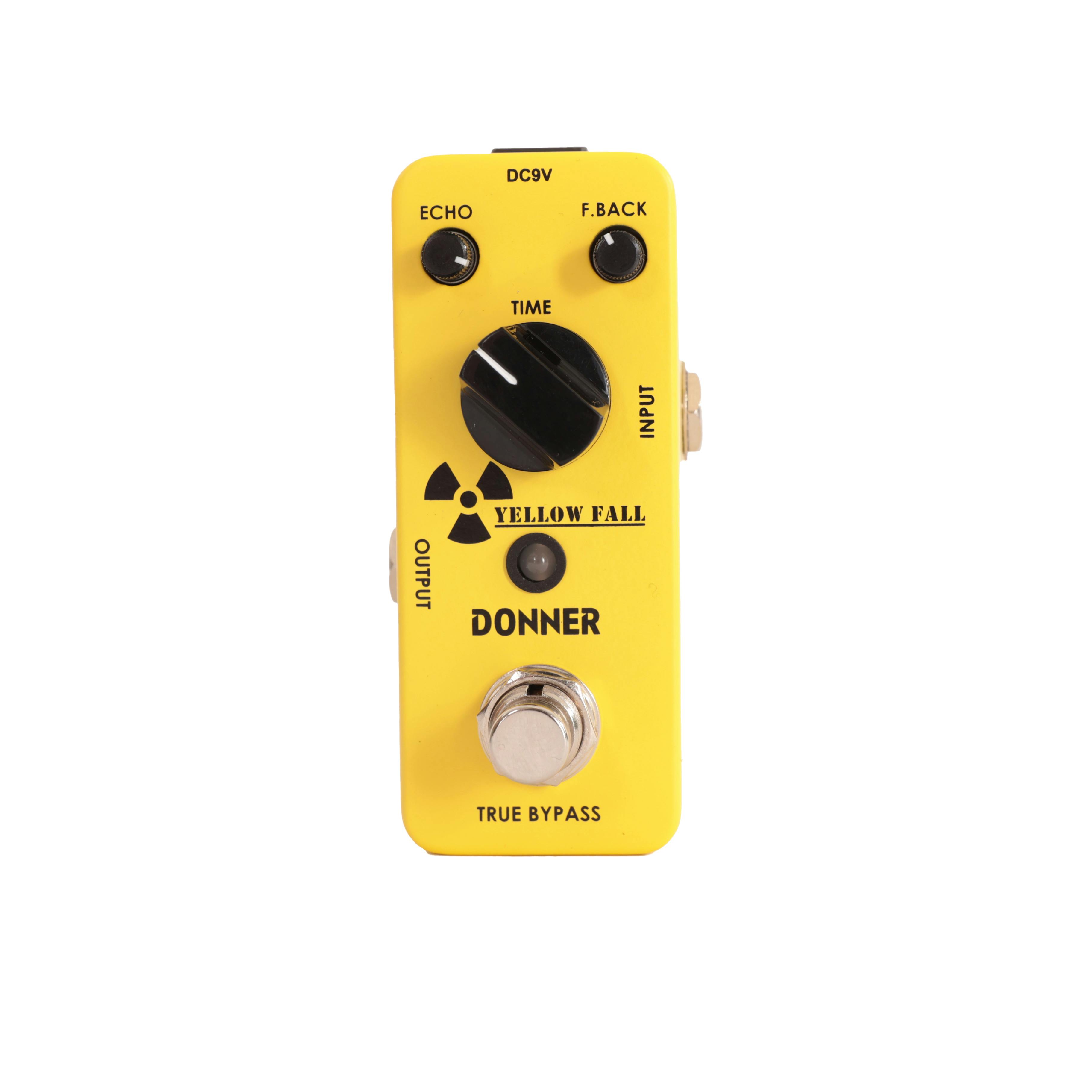 Second Hand Donner Yellow Fall Delay Pedal - Andertons Music Co.