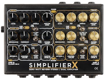 DSM & Humboldt Simplifier X Dual Preamp and Cab Sim Analogue Stereo Pedal