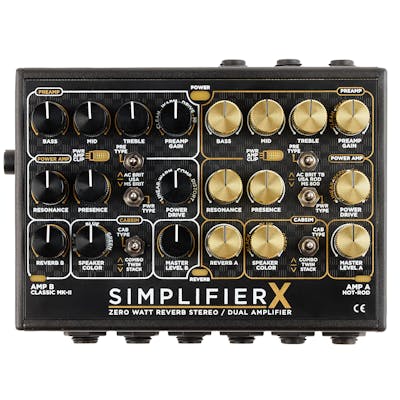 DSM & Humboldt Simplifier X Dual Preamp and Cab Sim Analogue Stereo Pedal