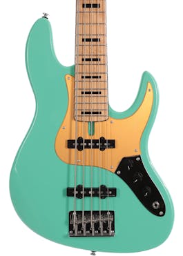 Sire Marcus Miller V5 24 Fret 5-String Bass Guitar in Mild Green