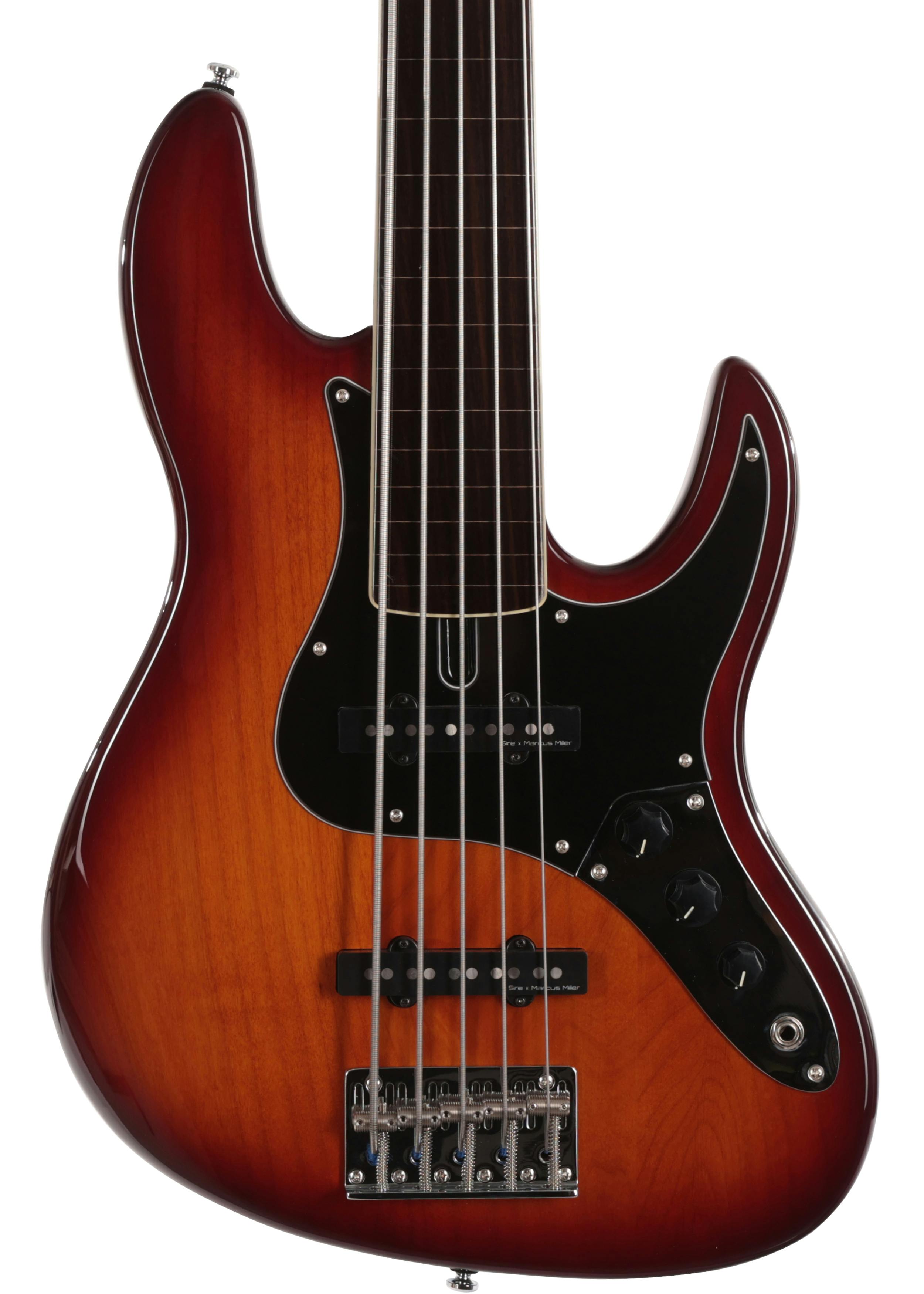 Sire v5 on sale fretless bass