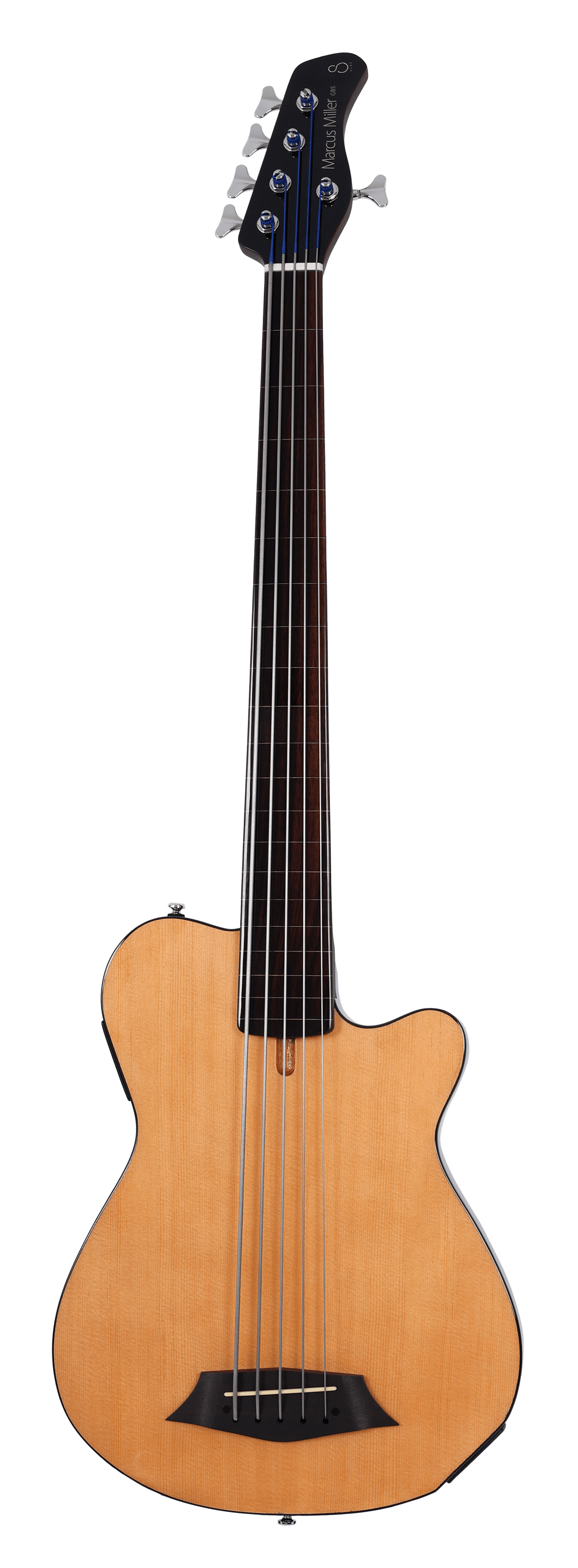 Sire Marcus Miller GB5 Fretless Electro Acoustic 5 String Bass in Natural Andertons Music Co