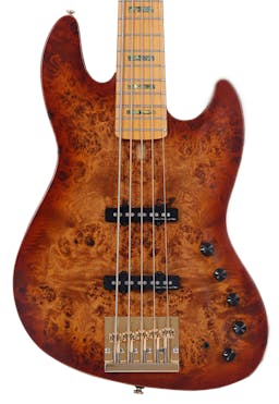 Sire Marcus Miller V10 Fretless 5 String Bass in Natural Satin