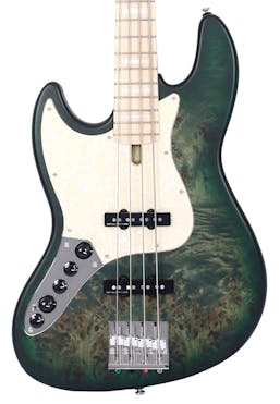 Sire Marcus Miller V7 Reissue Left Handed Swamp Ash 4 String Bass in Transparent Green Satin