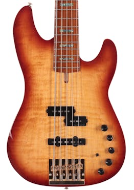 Sire Marcus Miller P10dx Alder 5-String Bass Guitar in Tobacco Sunburst