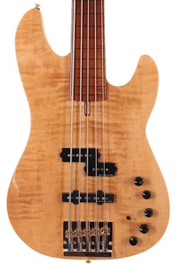 Sire Marcus Miller P10dx Alder 5-String Fretless Bass Guitar in Natural