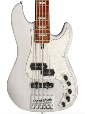 Sire Marcus Miller P8 Swamp Ash 5-String Bass Guitar in White Blonde