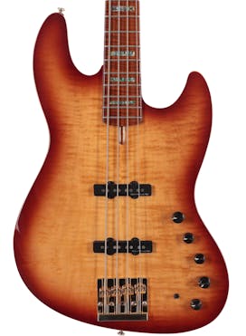 Sire Marcus Miller V10dx Swamp Ash 4-String Bass Guitar in Tobacco Sunburst