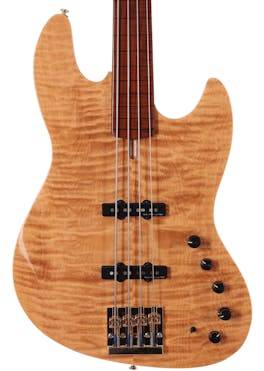 Sire Marcus Miller V10dx Swamp Ash 4-String Fretless Bass Guitar in Natural