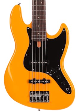 Sire Marcus Miller V3P Passive 5 String Bass Guitar in Orange