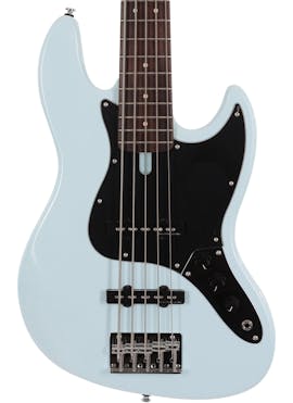 Sire Marcus Miller V3P Passive 5 String Bass Guitar in Sonic Blue