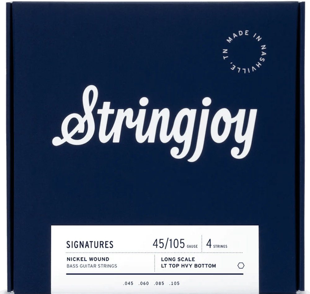 Stringjoy Light Top Heavy Bottom Gauge 45-105 4 String Long Scale ...