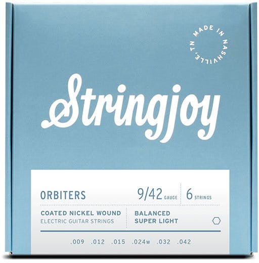 Stringjoy Orbiters Balanced Super Light Gauge 9 42 Coated Nickel