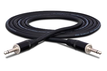 Hosa SKJ-400 Pro Speaker Cable, REAN 1/4 in TS to Same, 5 ft / 1.5M