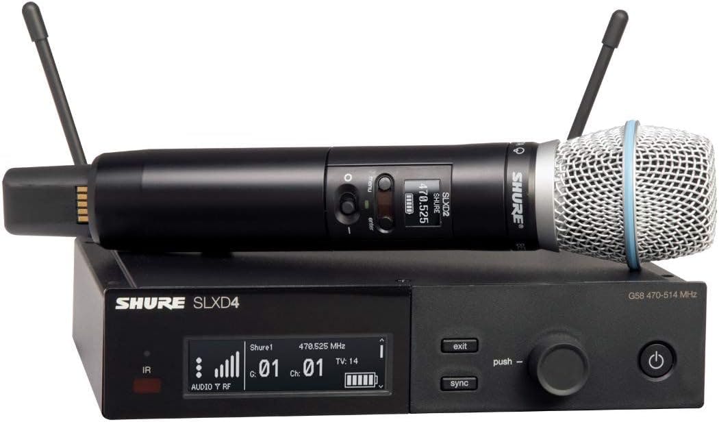 Shure SLXD24 B87A Wireless System with Beta 87A Handheld