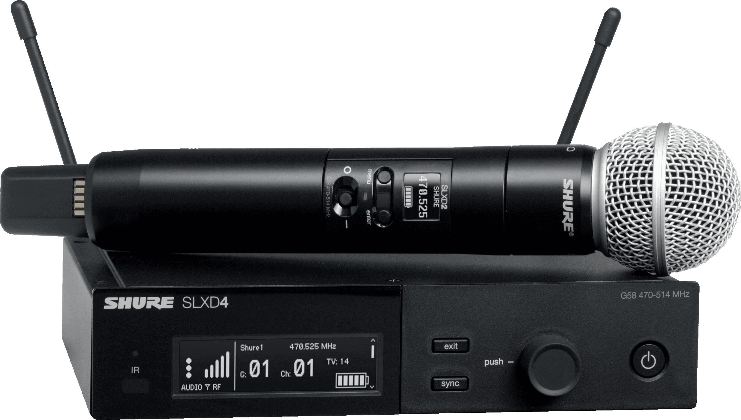 Shure SLXD24 SM58 Wireless System with SM58 Handheld Transmitter