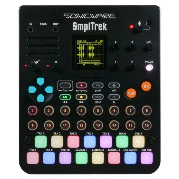 SonicWare SmplTrek Portable Production Sampler - Andertons Music Co.