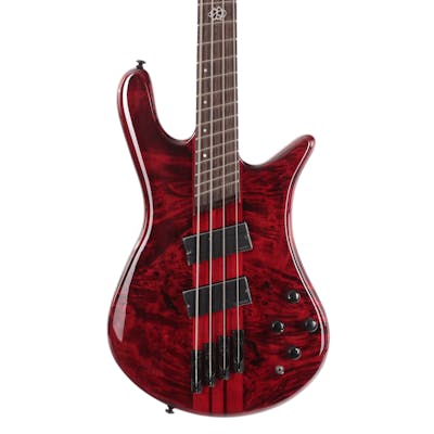 Spector NS Dimension Multi Scale 4 String Bass in Inferno Red Gloss