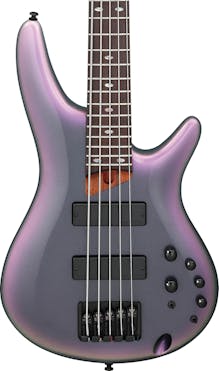 Ibanez SR505E-BAB 5-String Bass Guitar in Black Aurora Burst